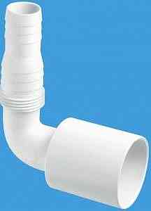 Адаптер MRWMF90 УГЛ. 90 гр. D=40 д/подкл. слива быт/тех McAlpine