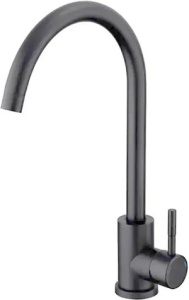 КУХНЯ  SOLONE   EZA4-D090MG ø35, нерж. Сталь, гайка, ГРАФИТ