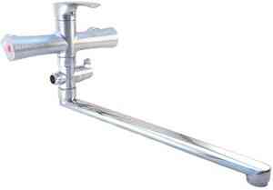 ВАННА  SOLONE   FAB6-A020  кер. картридж ⌀25, карт. дивертор, излив 350мм, хром