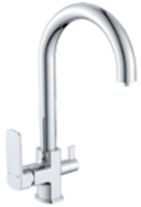 КУХНЯ  POTATO   P44299 ø35, п/гайку, с выводом под фильтр. воду, хром (подводка 50см - 2 шт., 60см - 1шт с перех. для филтра) 