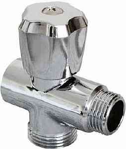 Вентиль-тройник для с/м   1/2"x1/2"x3/4"  ВР-НР-НР AQUALINK