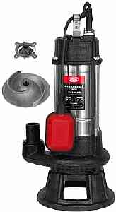 Насос фекальный JEMIX SUPERCUT-1500 (Корп нерж, нож типа Гриндер, 1500Вт, макс произ  250 л/мин )