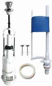 АРМАТУРА В БАЧОК  УКЛАД  А 110.57.14.3  нижн./подв  ХРОМ ШТОК. клапан    