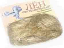 Лен сантехнический 20гр. (в пакете, чесаный)
