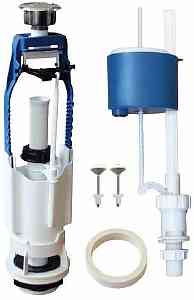 АРМАТУРА В БАЧОК  УКЛАД  А 105.55.14.3  нижн./подв  КНОПКА ХРОМ 