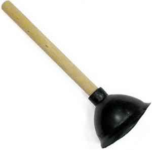 ВАНТУЗ конический БОЛЬШОЙ  с деревянной ручкой