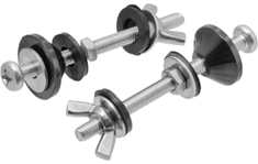 Крепление бачка к унитазу с гайкой барашек   М6 х 80  (18 пр.)    нерж