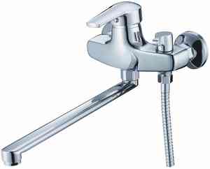 ВАННА  SOLONE  SIT7-A182  кер. картридж ⌀40, карт. пер. в корпусе, излив 350мм, хром