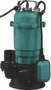 Насос дренажный ZEGOR AQD1100F (Мощность 1100 Вт, Макс.напор 13 м, Макс.расход 21 м3/час, кабель 8 м.; корпус, насосная камера, раб. колесо из чугуна)