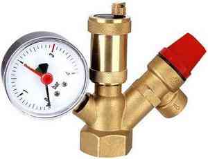 ГРУППА БЕЗОПАСНОСТИ  д/котла  1"-3 бар 45гр СТМ (Vieir)    