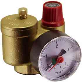 ГРУППА БЕЗОПАСНОСТИ  д/котла КОМПАКТ 1"-3 бар TIM