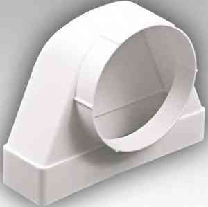 Соединитель 60*120  D100 угол 90 612СК10КП ПВХ