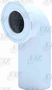 АНИ W9220 Труба фановая д/унитаза, угол 90гр., выпуск 110, (L235мм)