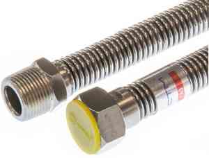 Подводка д/газа сильфон. 1/2" ВН/ВН  30 см  (AQUALINK   50/1) ##