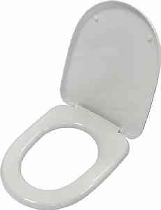 Сиденье для унитаза ИНКОЭР  "Атлантик Белый"  (металл. крепеж)