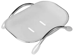 МЫЛЬНИЦА  Potato  P208-1  на металлической подставке, цвет белый