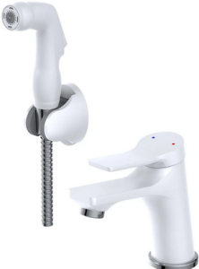 P12292W Смеситель для раковины с гигиенической лейкой