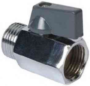 КРАН  шар. "МИНИ"   1/2"  ВР-НР ГЛЯНЕЦ AQUALINK