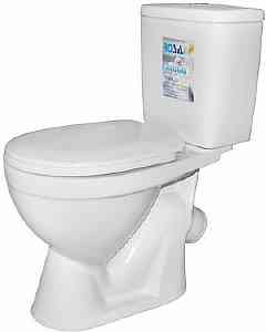 Унитаз-компакт "ЛИРА" (косой. нижн подв, сид, арм кноп) ROSA г. Киров