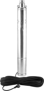 Скважинный насос JEMIX ВН-3-70-29 (3-QGB-1-15М), ВИНТ насос Ø 76 mm (3")  КАБ 20 м. 370 ВТ, Макс. нап 70 м. Встр. блок упр.