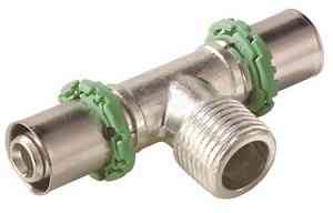 #ПРЕСС Тройник 26х1" Штуцер х26 7132GW26126 "Comap"