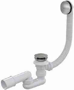 #Сифон для ванны A504CKM CLICK/CLACK металл, цвет-хром "ALCAPLAST" Выводим из ассортимента!