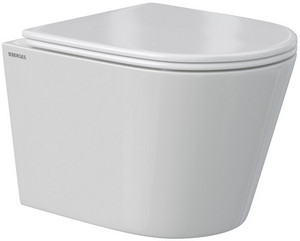 Унитаз подвесной BERGES VITA Rimless 49 см, сиденье дюропласт, микролифт, быстросьем